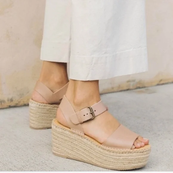 Soludos Minorca Summer Sandal Wedges NWT Soludos Size 11 - Picture 1 of 3